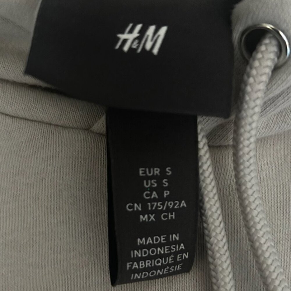 NWOT H&M Men's L'atelier Archives Hoodie, Beige, size S - Picture 7 of 11